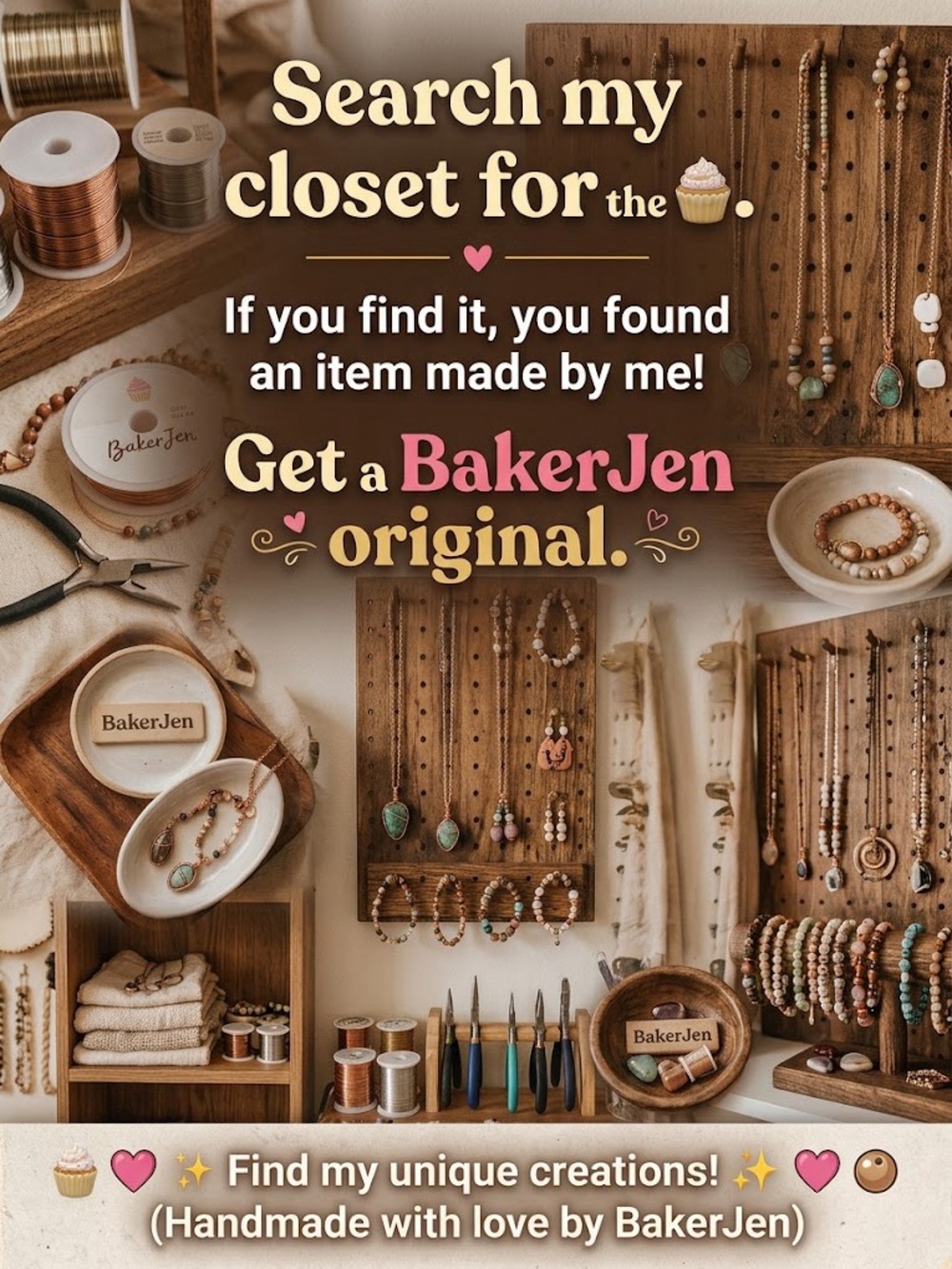 Search my closet for the 🧁 for a BakerJen Original!